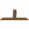 Ekena Millwork Portland Timber Gable Bracket, Western Red Cedar, 48"W x 24"H x 1 1/2"D x 5 1/2"F, 12/12 Pitch GBW048X24X0206POR00SWR - alternate 3